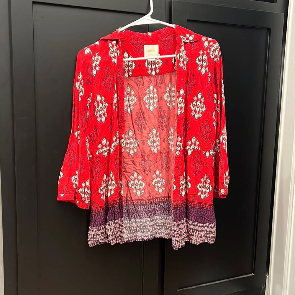 Maeve blouse. Size 8